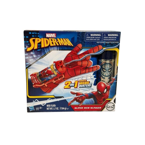 Marvel Spider-man Super Web Slinger - Web Shooter - Marvel 2 in 1 - NEW - Picture 1 of 4